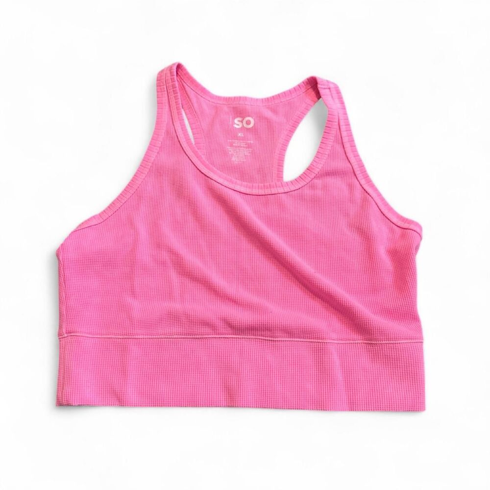 So-clothing Women's Pink Crop-top